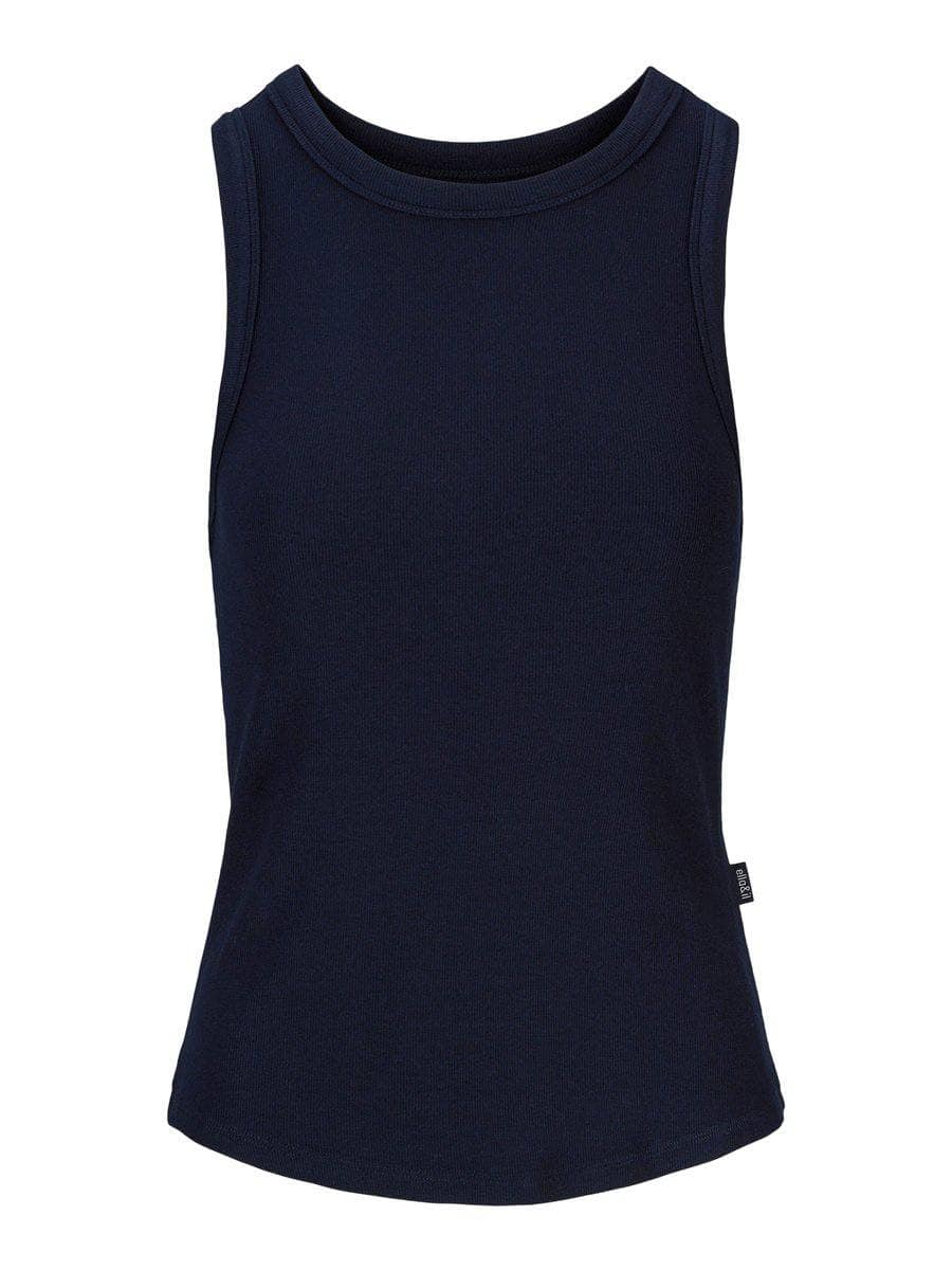 Lea Rib Singlet, Navy