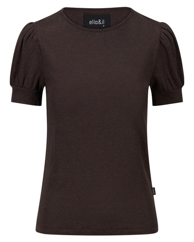 Madeleine Tee, Dark Brown