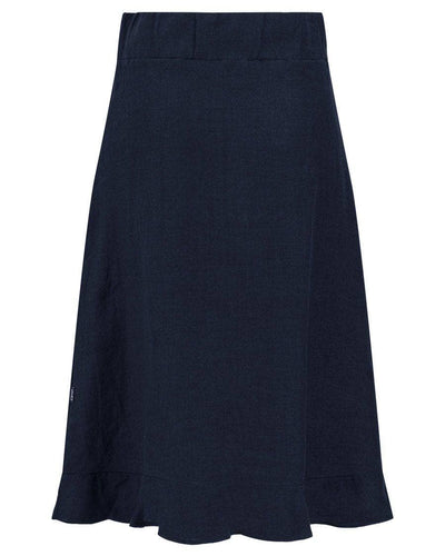 Franca Linen Skirt, Navy