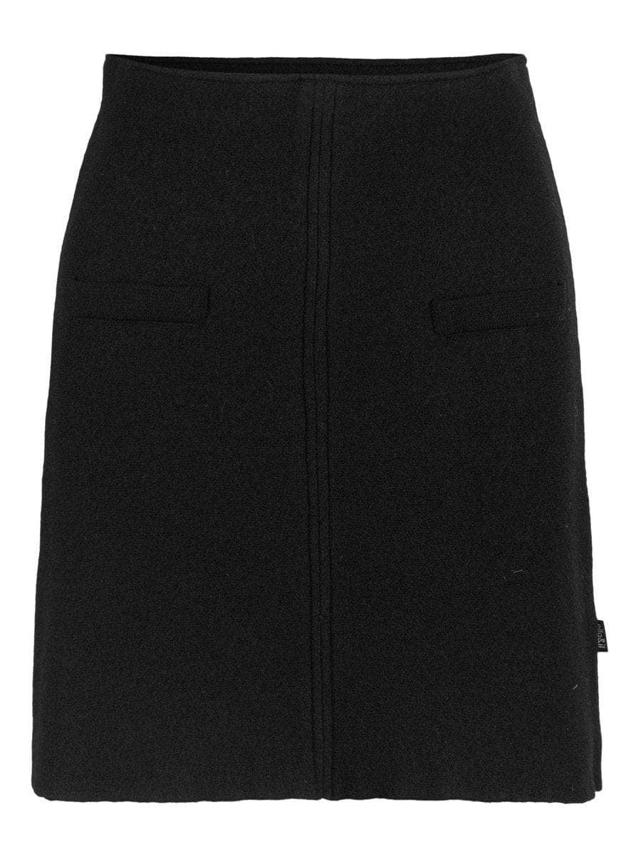 Lillian Merino Skirt, Black