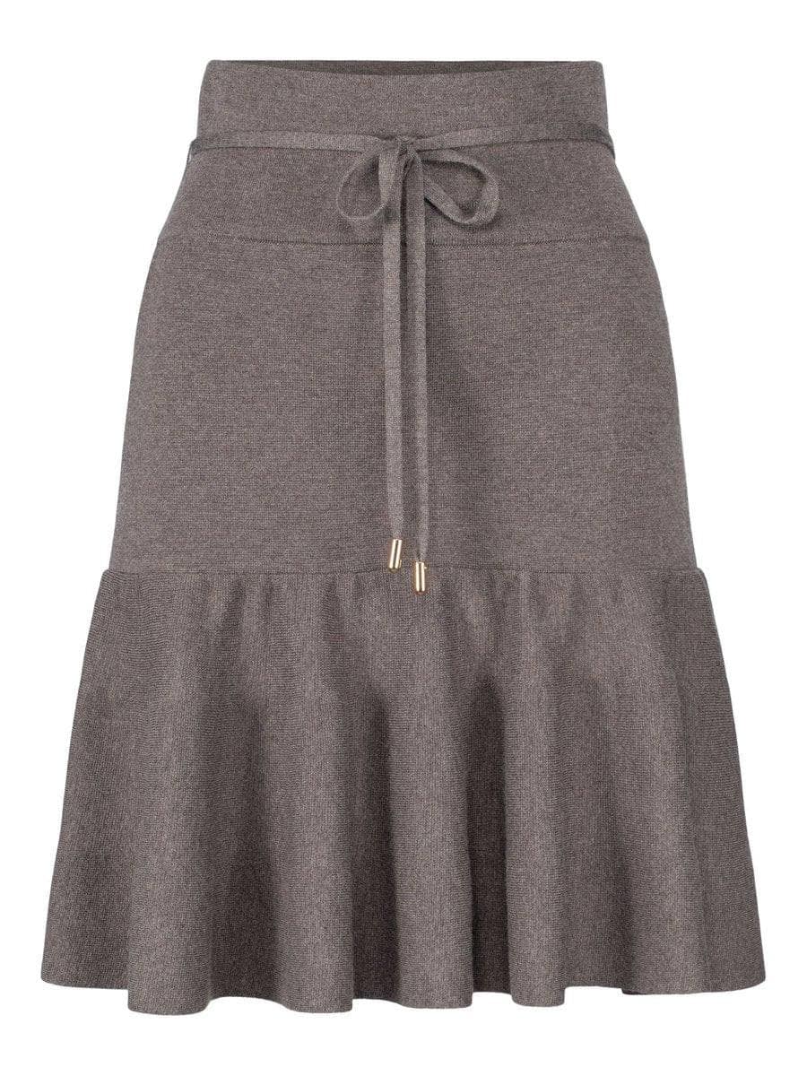 Mali Merino Skirt, Brown