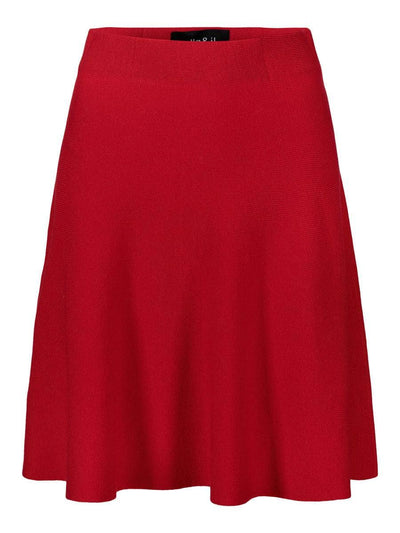 Triny Merino Skirt, Bright Red