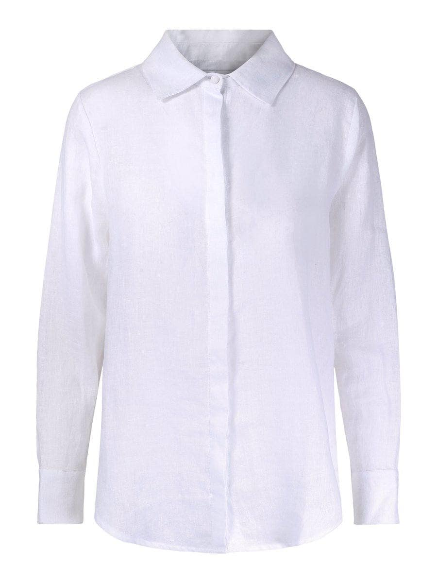 Livia Linen Shirt, White