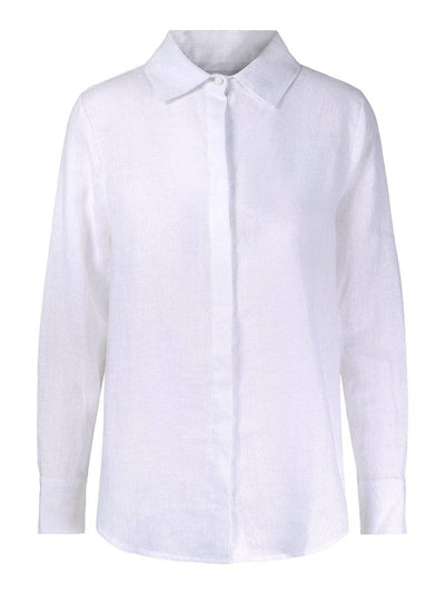 Livia Linen Shirt, White