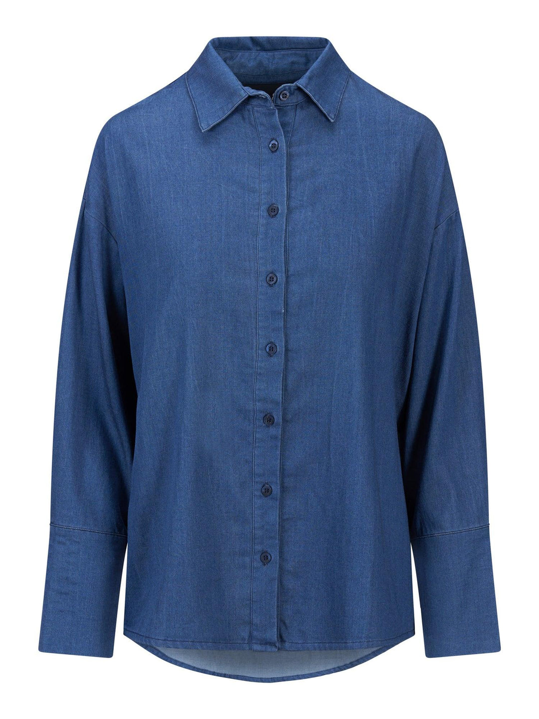 Sunniva Tencel Shirt, Dark Blue