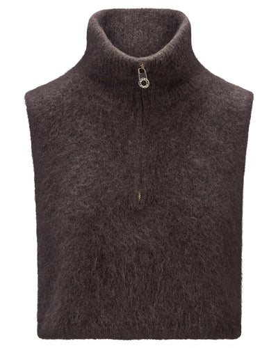 Belinda Chunky High Neck, Dark Brown