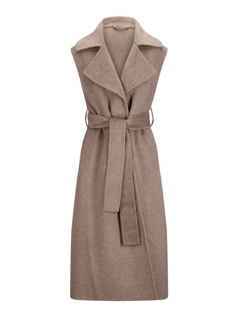 Ella & il beige vest - forfra