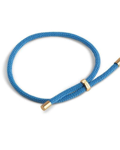 Bracelet Color Cord, Steel Blue