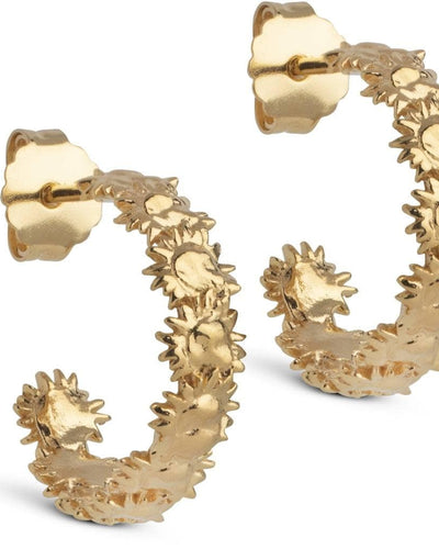 Earrings, Sunshine Wreath