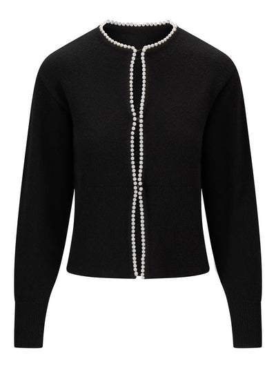 Mika Merino Cardigan, Black fra Ella & il hos Tråkk Inn