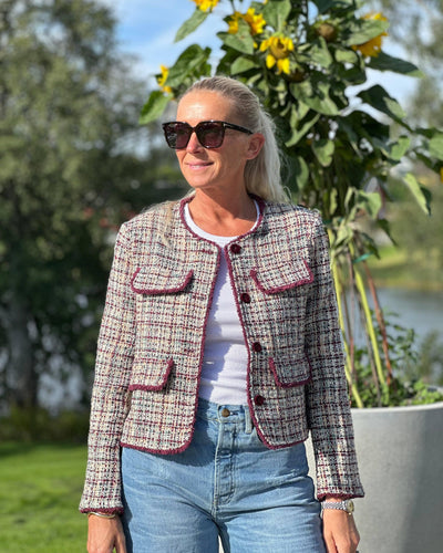 Tweedjakke, Bordeaux