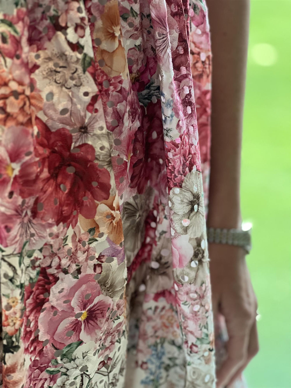 From Paris With Love rosa kjole - detaljbilde