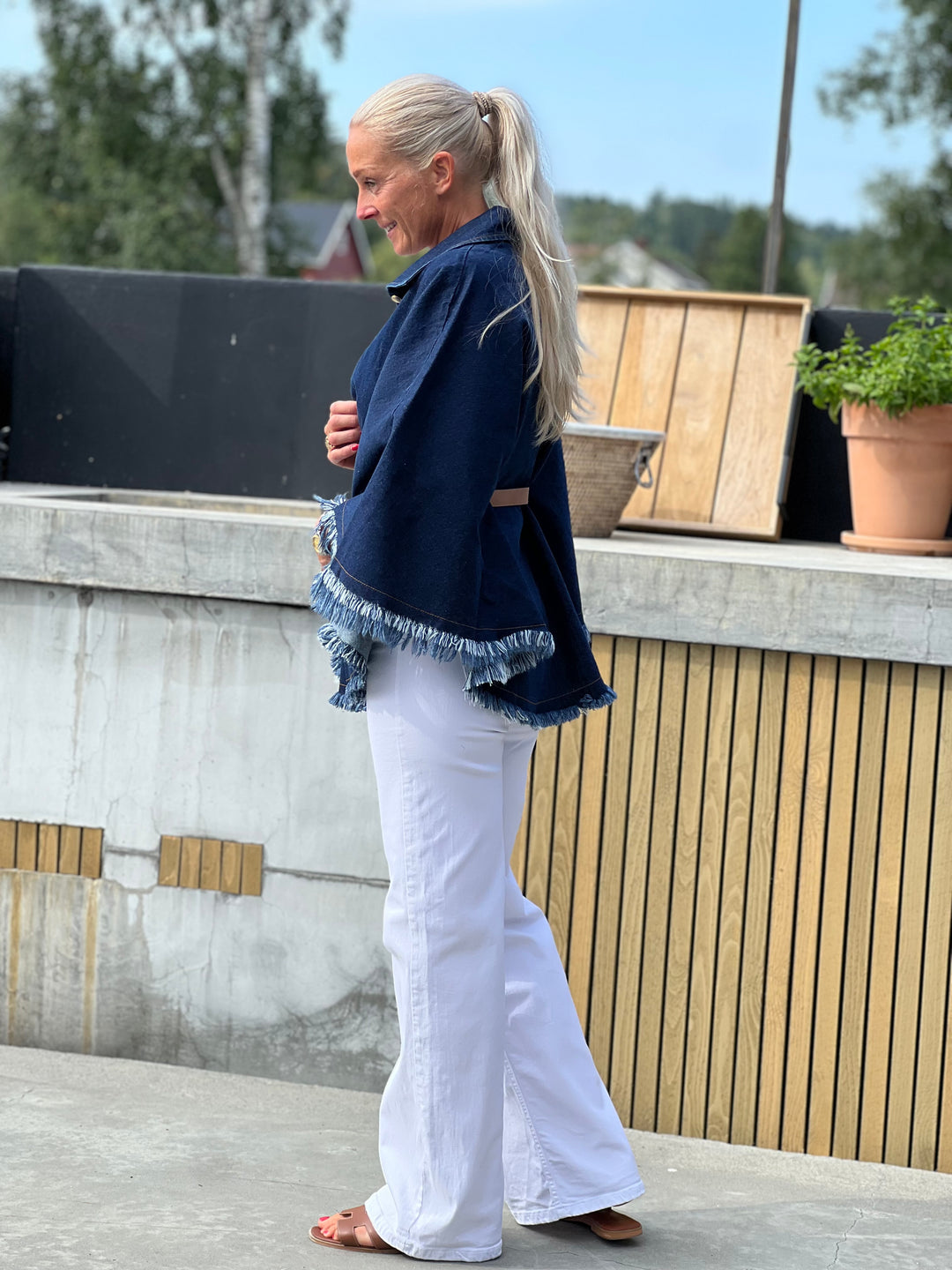 Denimponcho, Denim