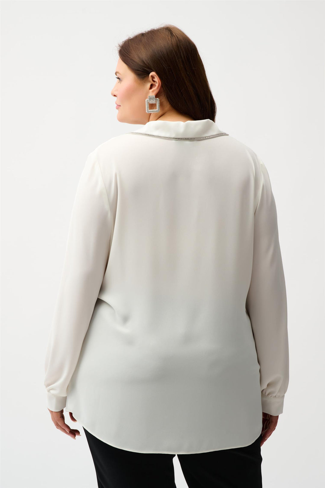 Joseph Ribkoff hvit bluse - bakfra 2