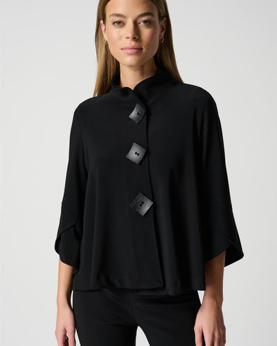 Classic Trapeze Jacket, Black