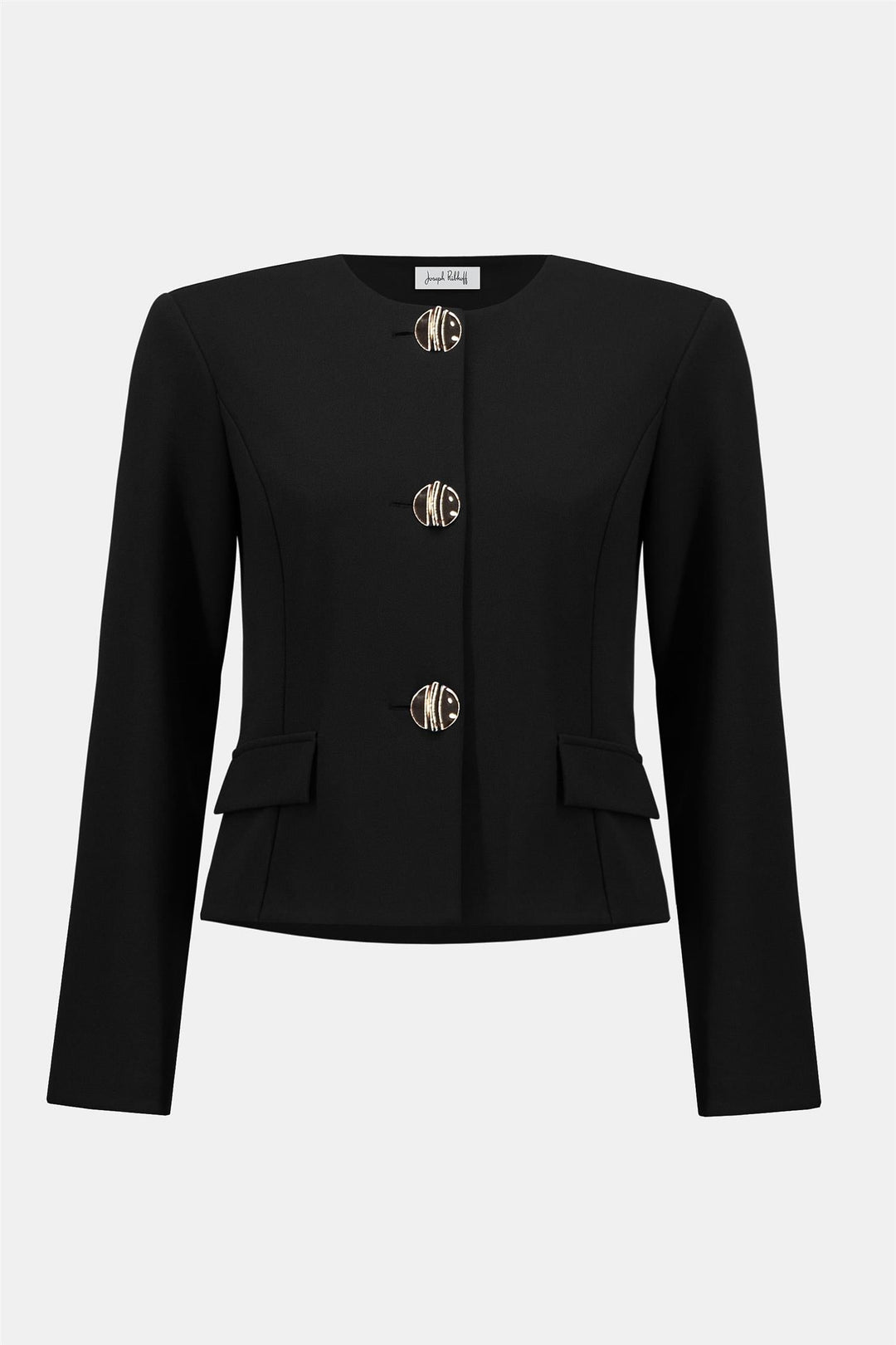 Scuba Crepe Boxy Blazer, Black