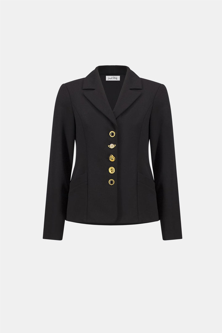 Joseph Ribkoff svart jakke blazer - forfra