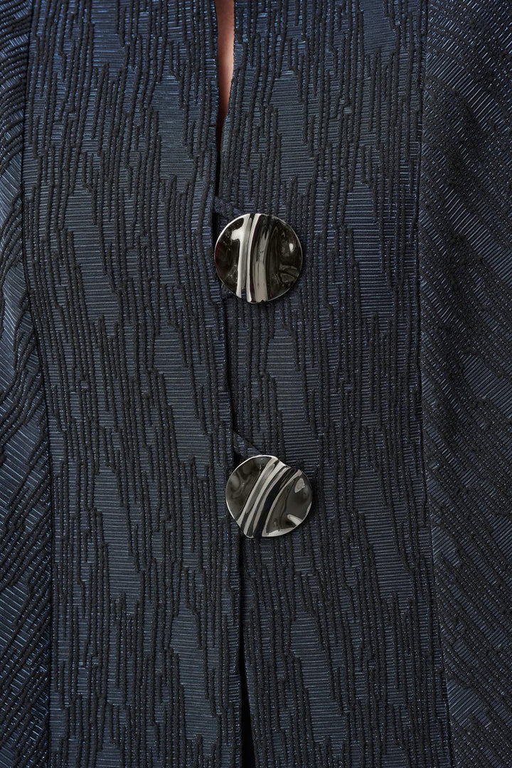 Joseph Ribkoff marineblå jakke blazer - detaljbilde