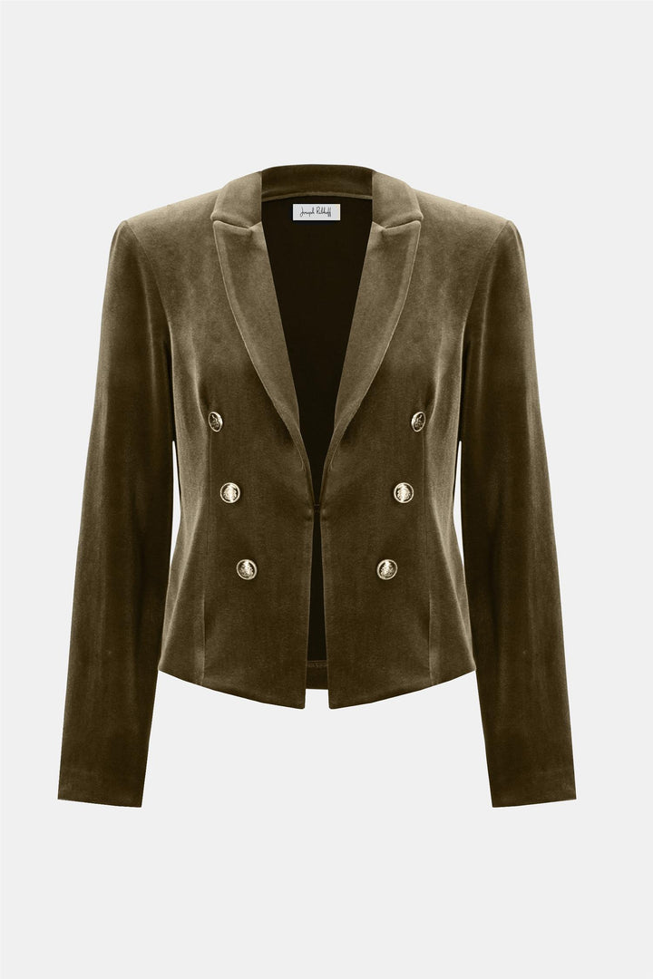 Joseph Ribkoff khaki jakke blazer - forfra