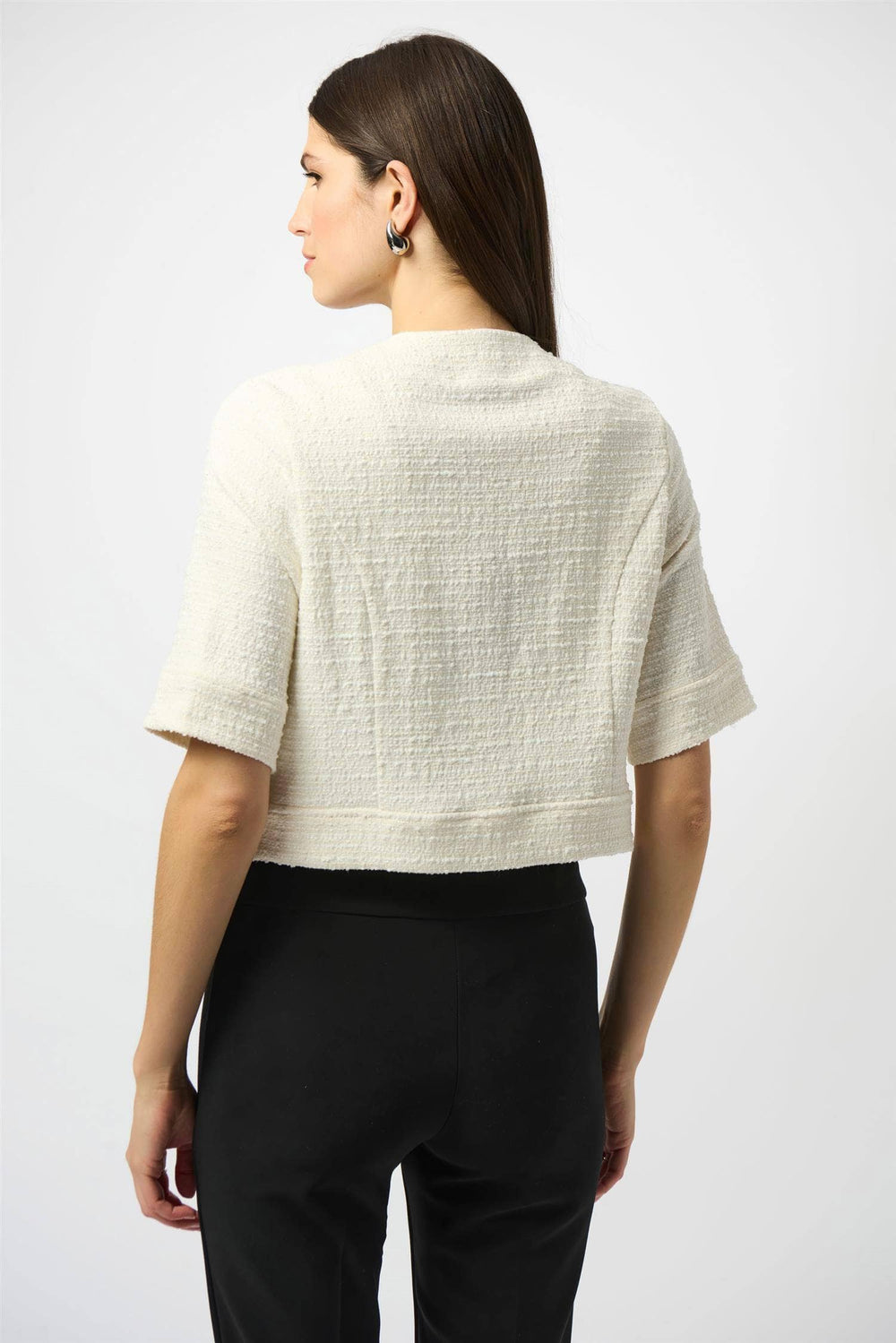 Joseph Ribkoff hvit offwhite jakke - bakfra