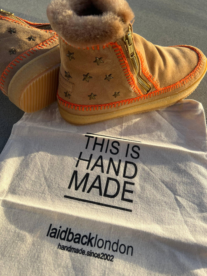 Laidback London brun sko - detalj
