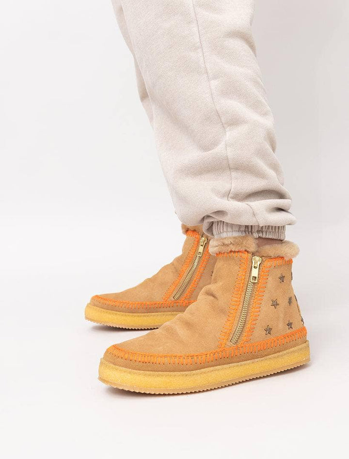 Laidback London brun sko - på modell 2