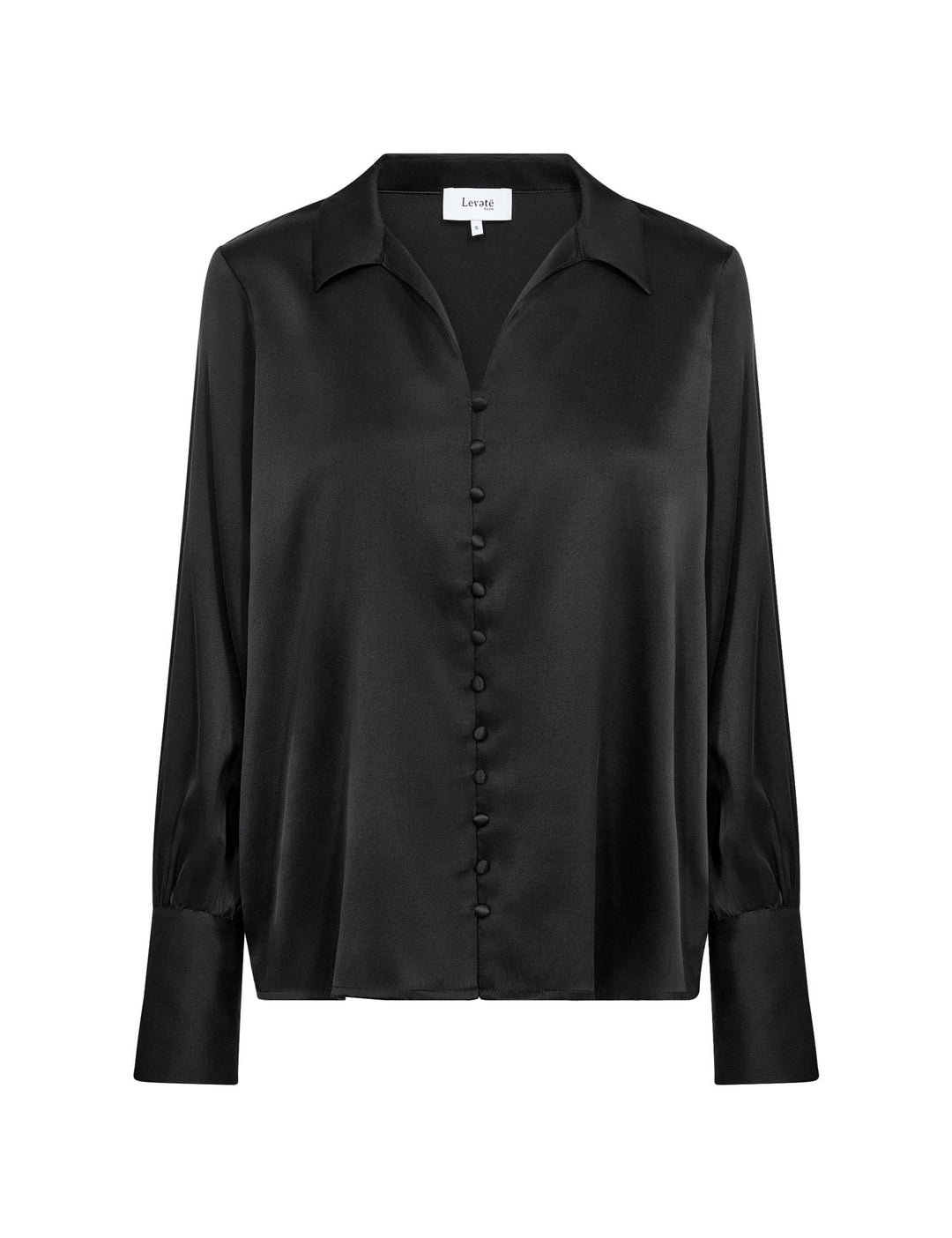 Levetè Room svart bluse - forfra