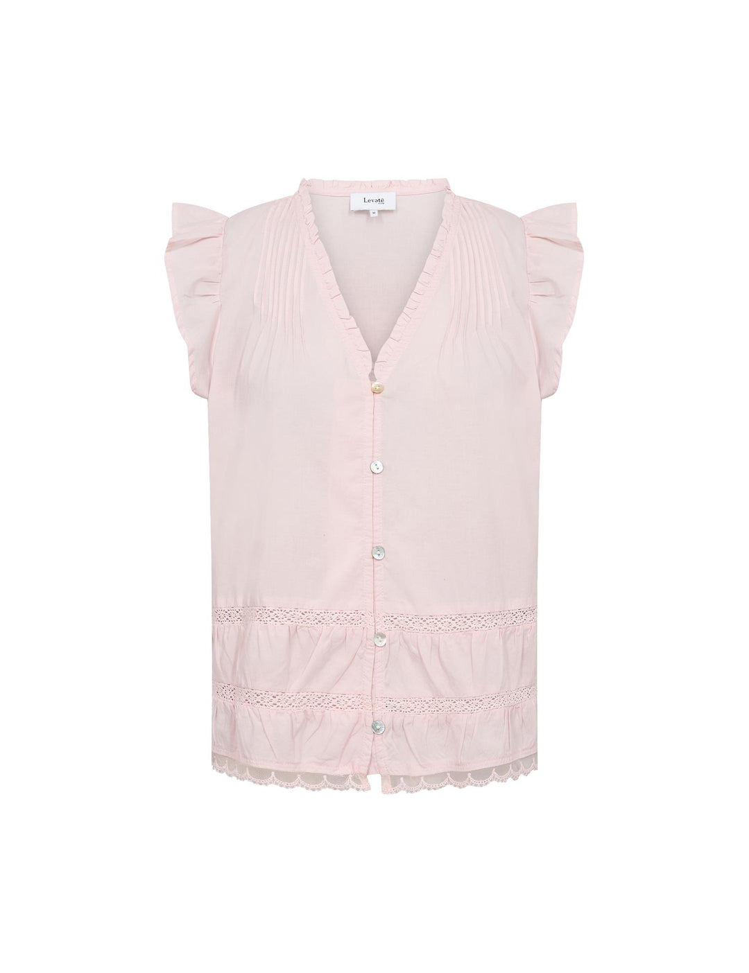 Levetè Room rosa bluse - forfra