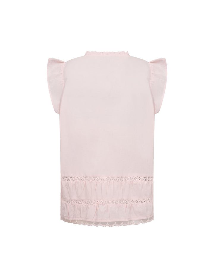 Levetè Room rosa bluse - bakfra
