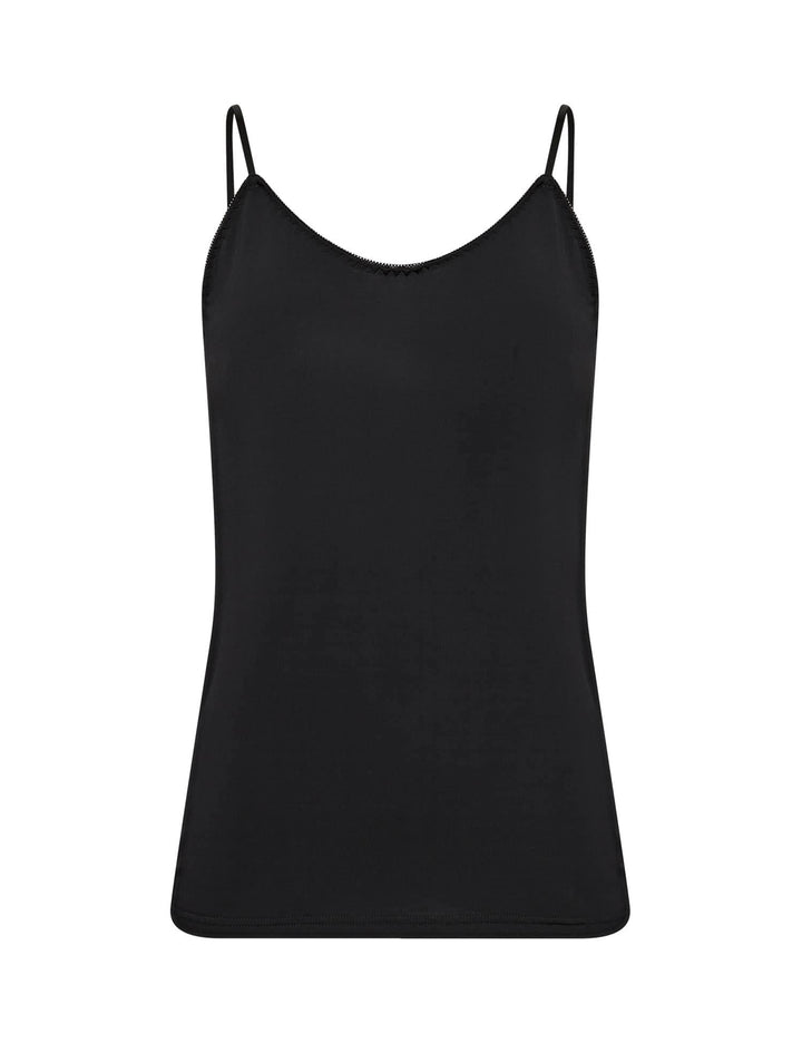 Levetè Room svart overdel singlet - forfra