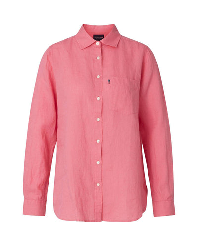 Isa Linen Shirt, Pink