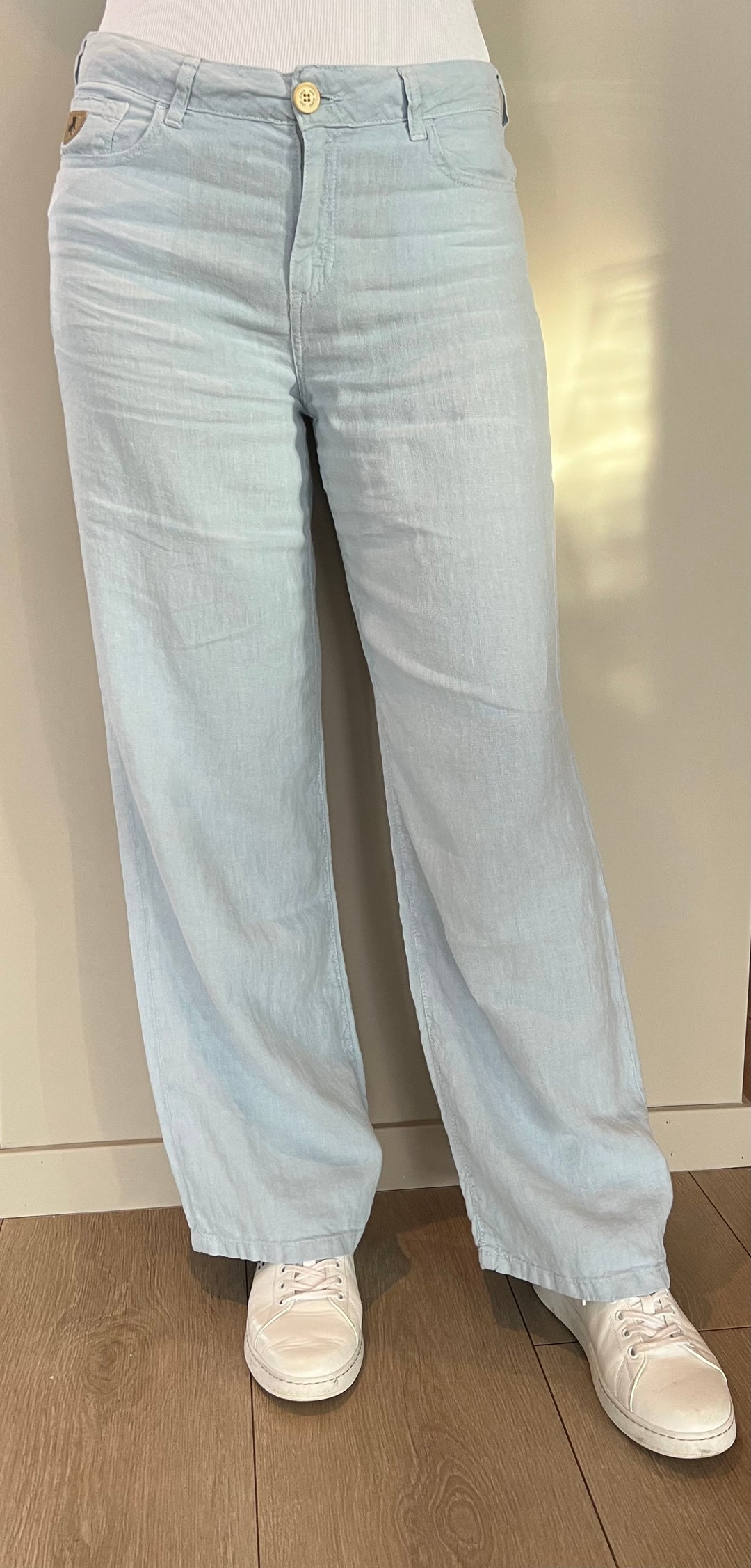 Culotte Linen Summer, Pearl Blue