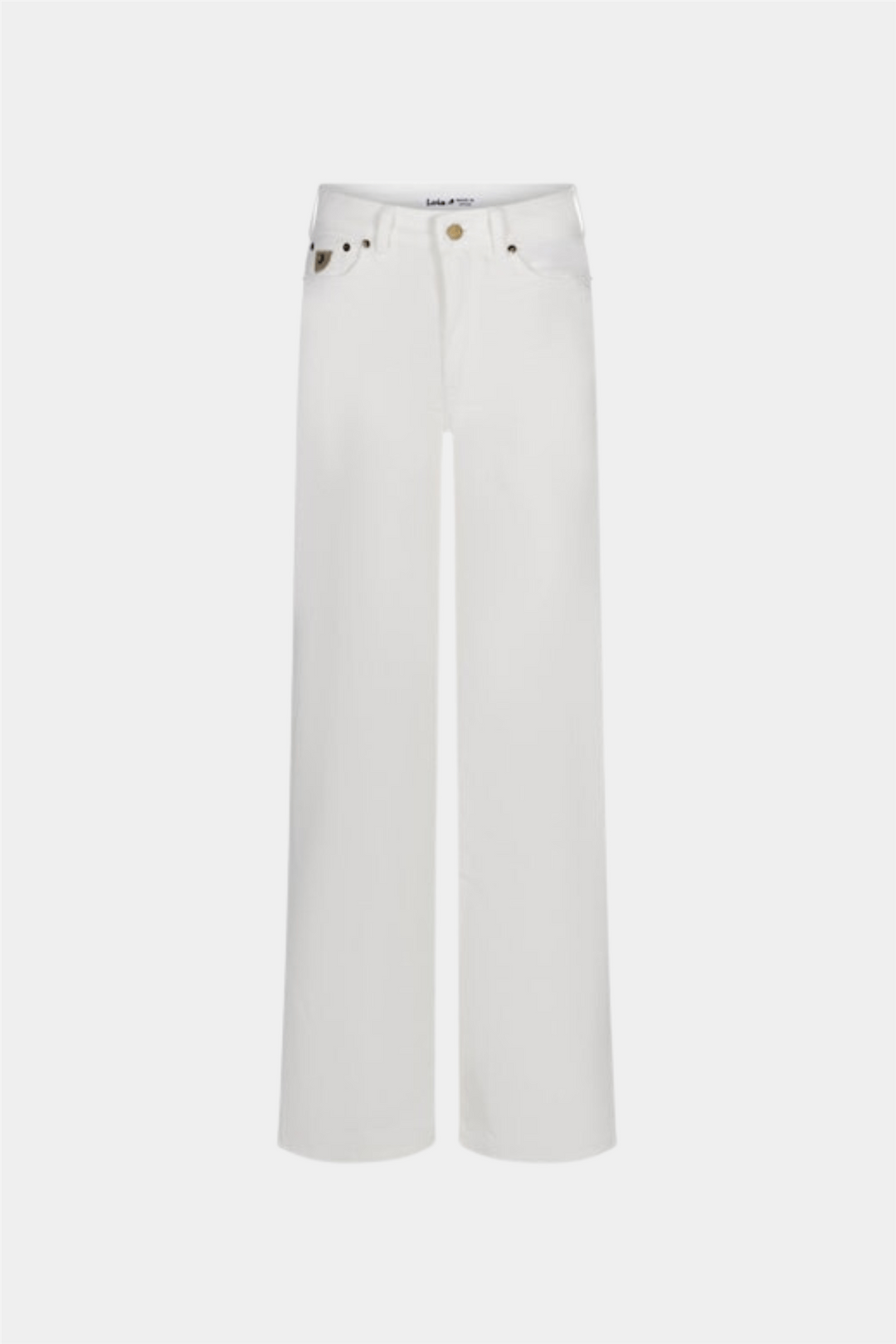 Lois hvit bukse jeans - forfra