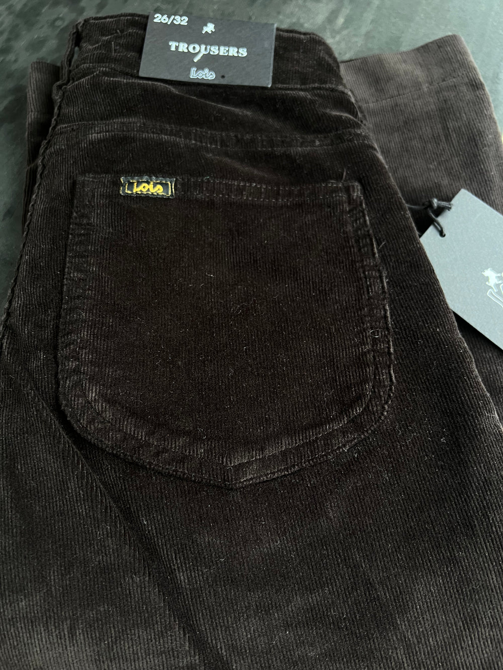 Lois sjokoladebrun bukse jeans - detaljbilde