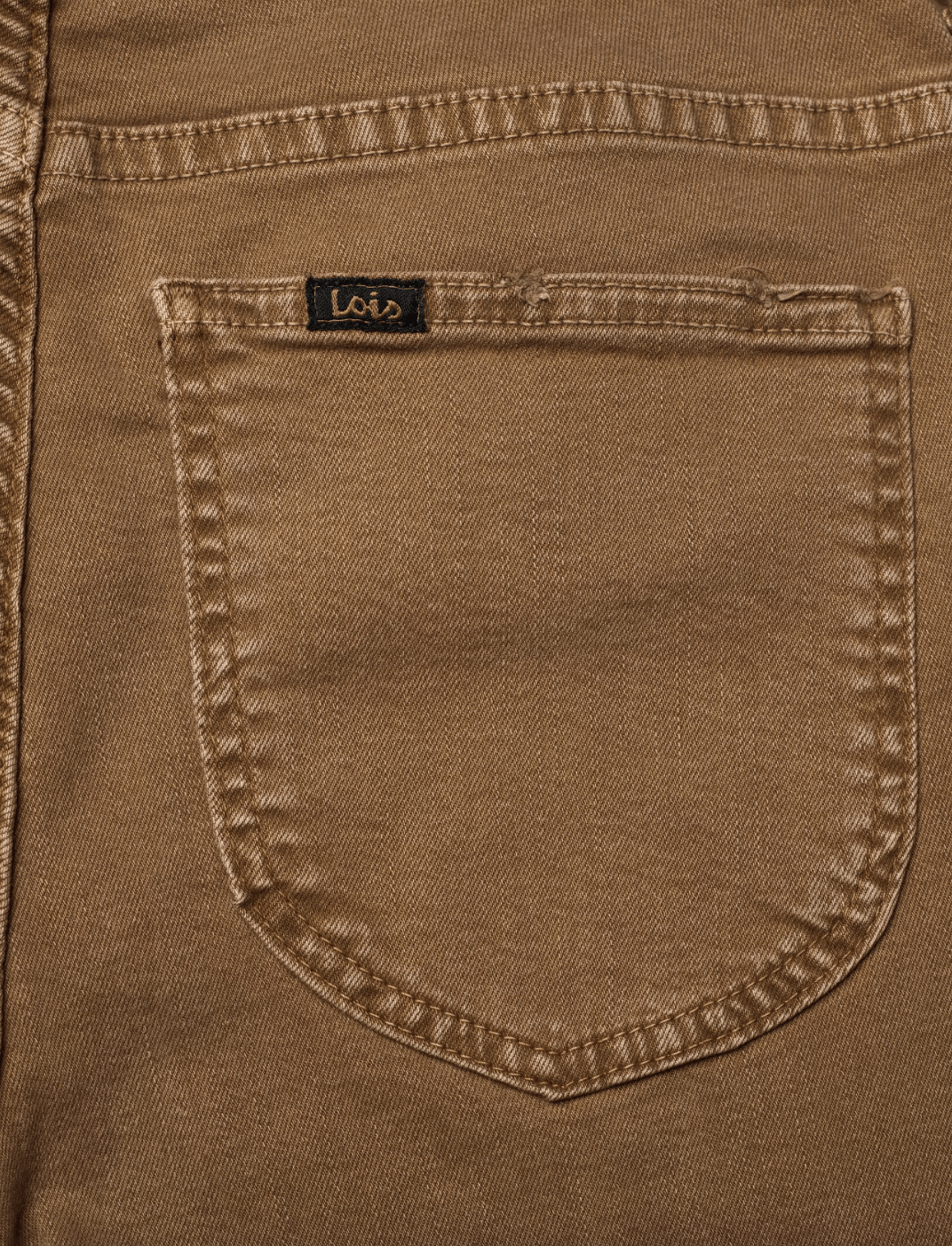 Lois brun bukse jeans - detalj