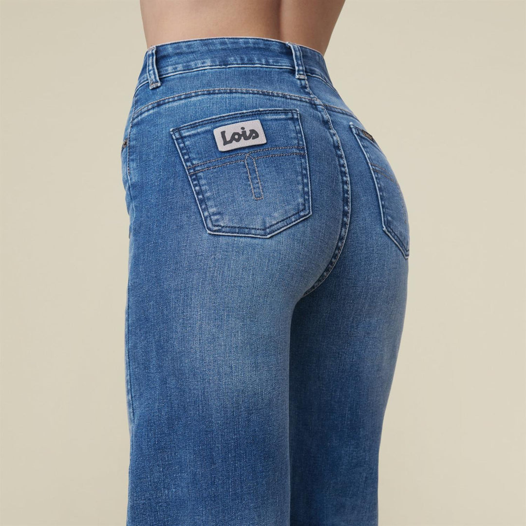 Lois blå bukse jeans - helfigur