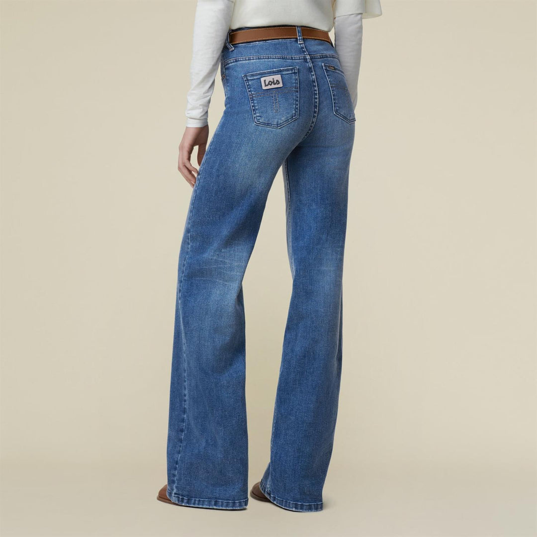 Lois blå bukse jeans - helfigur