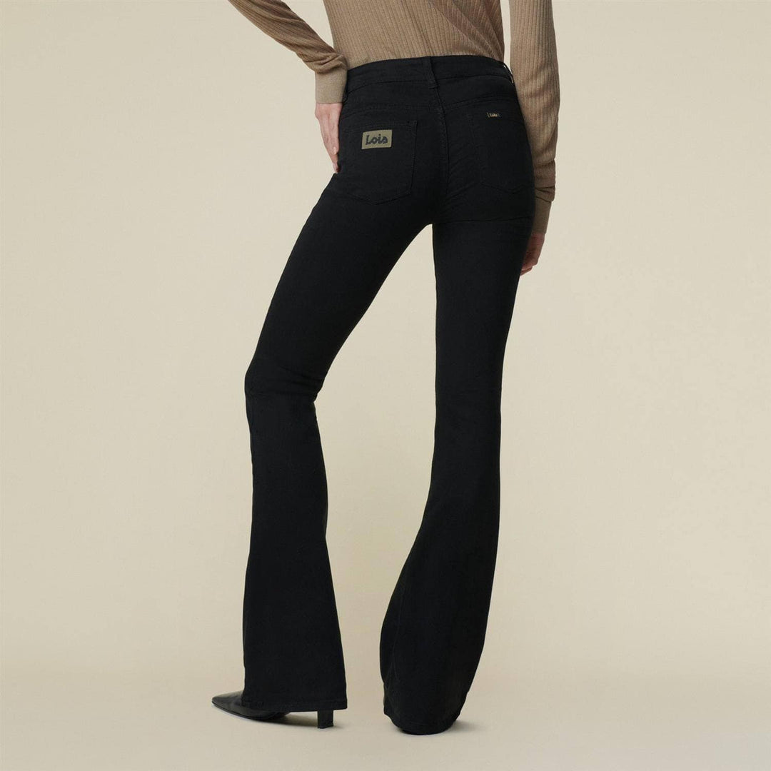 Lois svart bukse jeans - bakfra 1