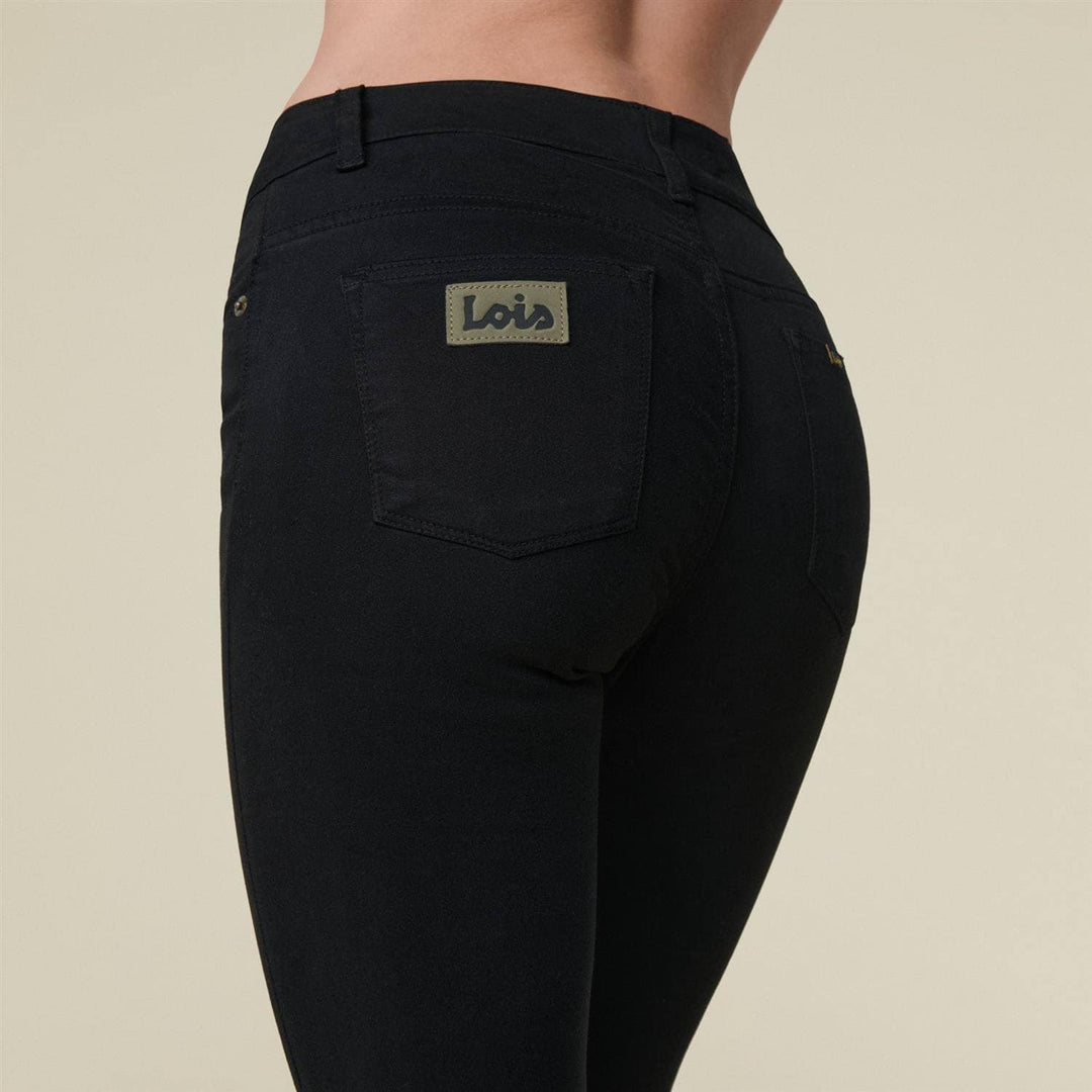 Lois svart bukse jeans - bakfra 2