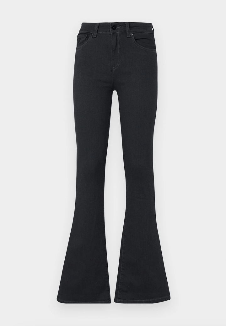 Lois svart bukse jeans - forfra