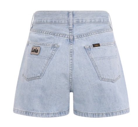 Lois lys blå shorts - bakfra