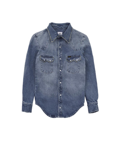 Yoko Shirt, Studded Denim
