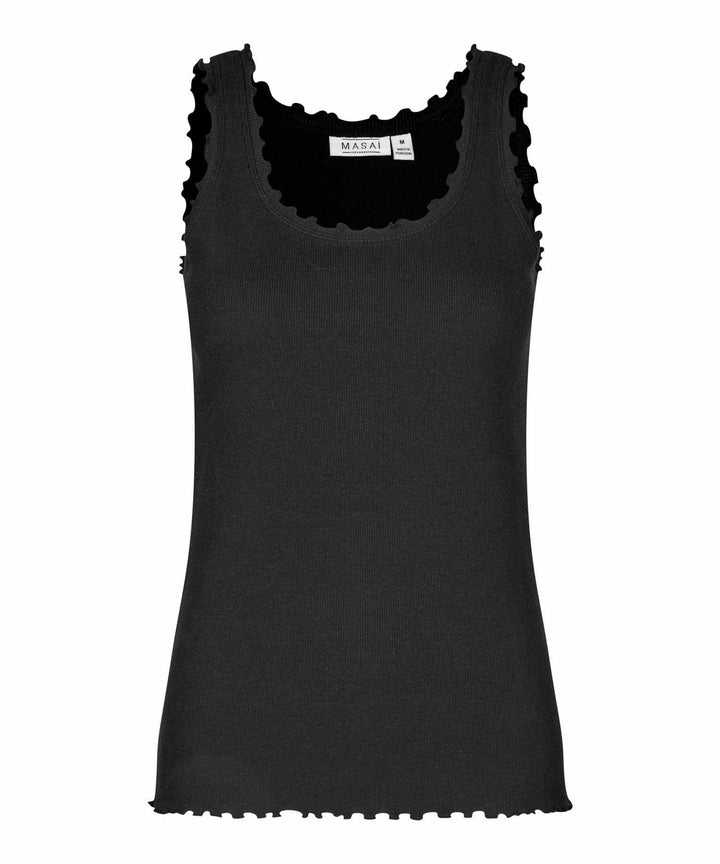 MASAI svart overdel singlet - forfra 1