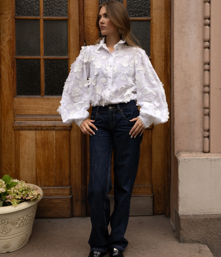 Anaya Shirt, Ivory Atelier