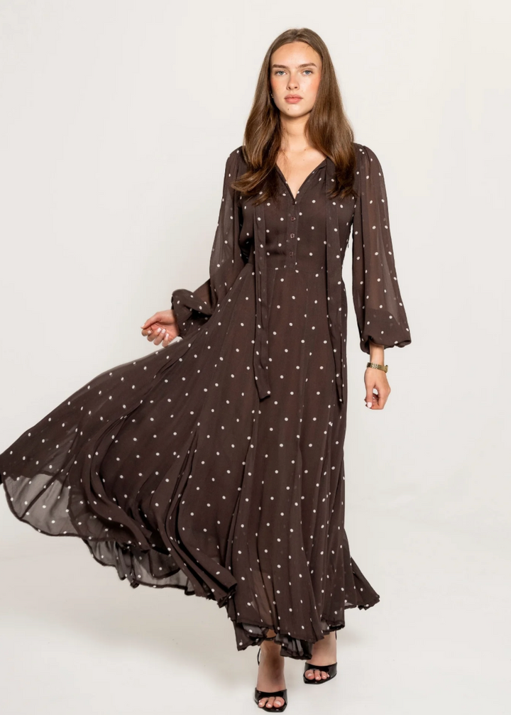 Daniella Dress, French Dot