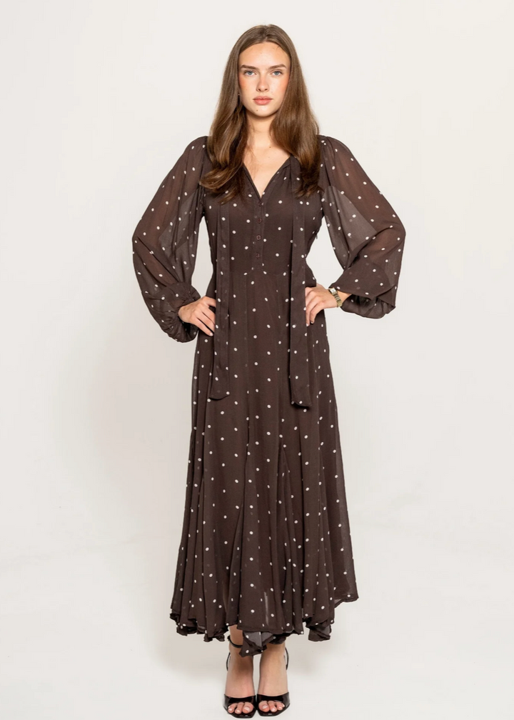 Daniella Dress, French Dot