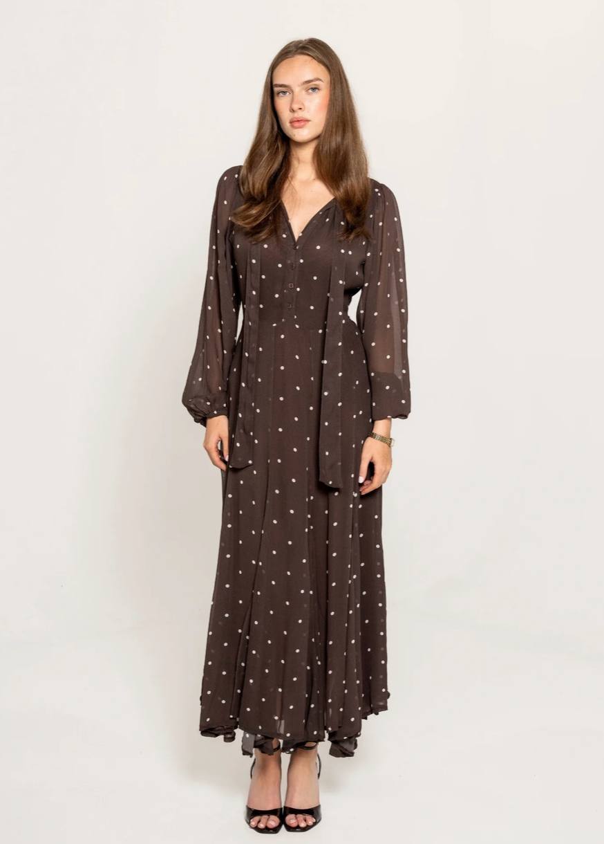 Daniella Dress, French Dot