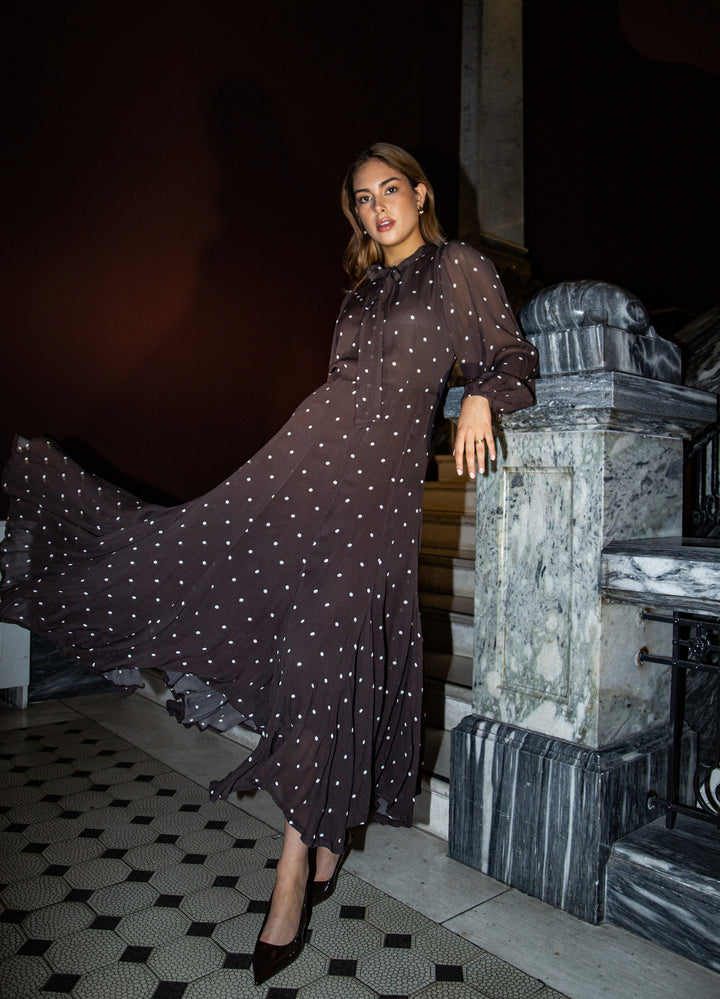 Daniella Dress, French Dot
