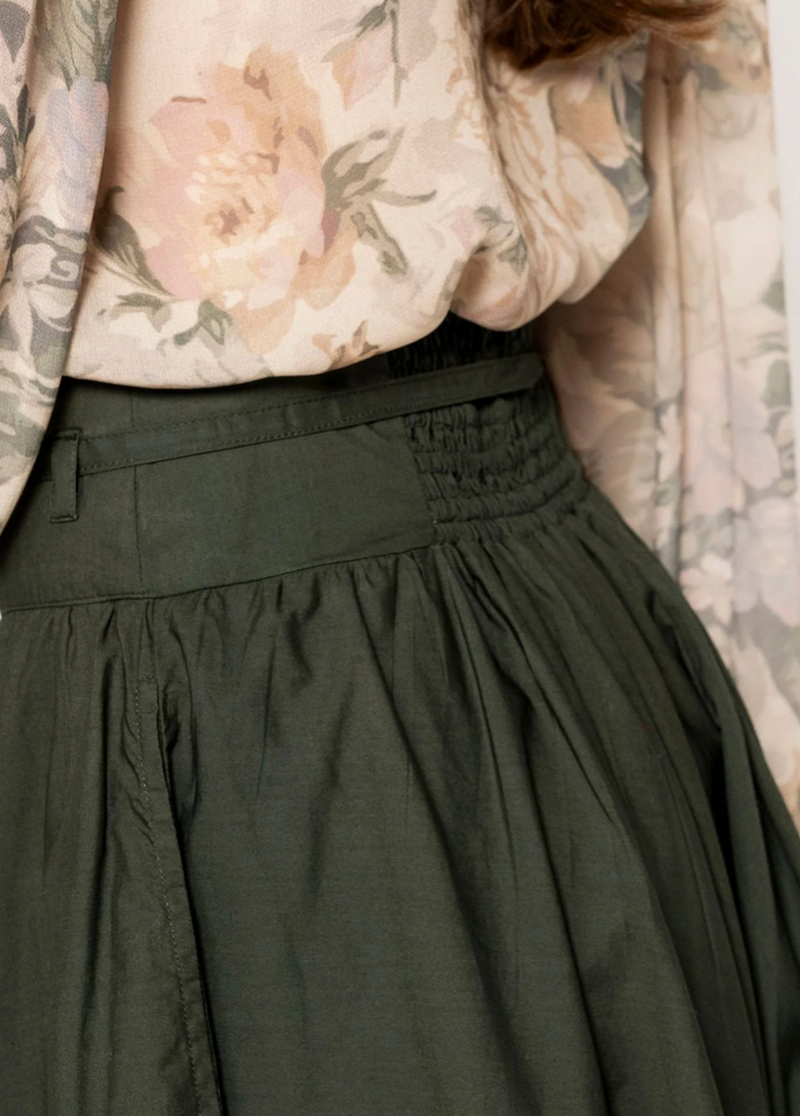Astrid Skirt, Moss Green