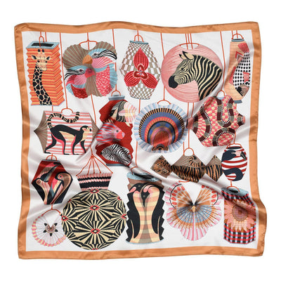 Talulla Silk Scarf, Godlen Ochre